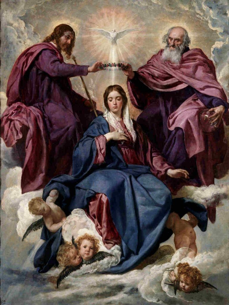 Diego Velazquez Coronacion de la Virgen Museo del Prado
