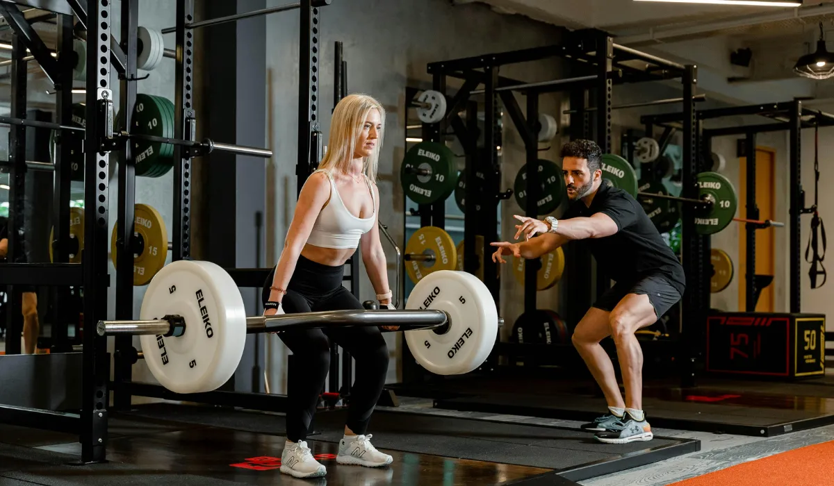 Establece objetivos en gym