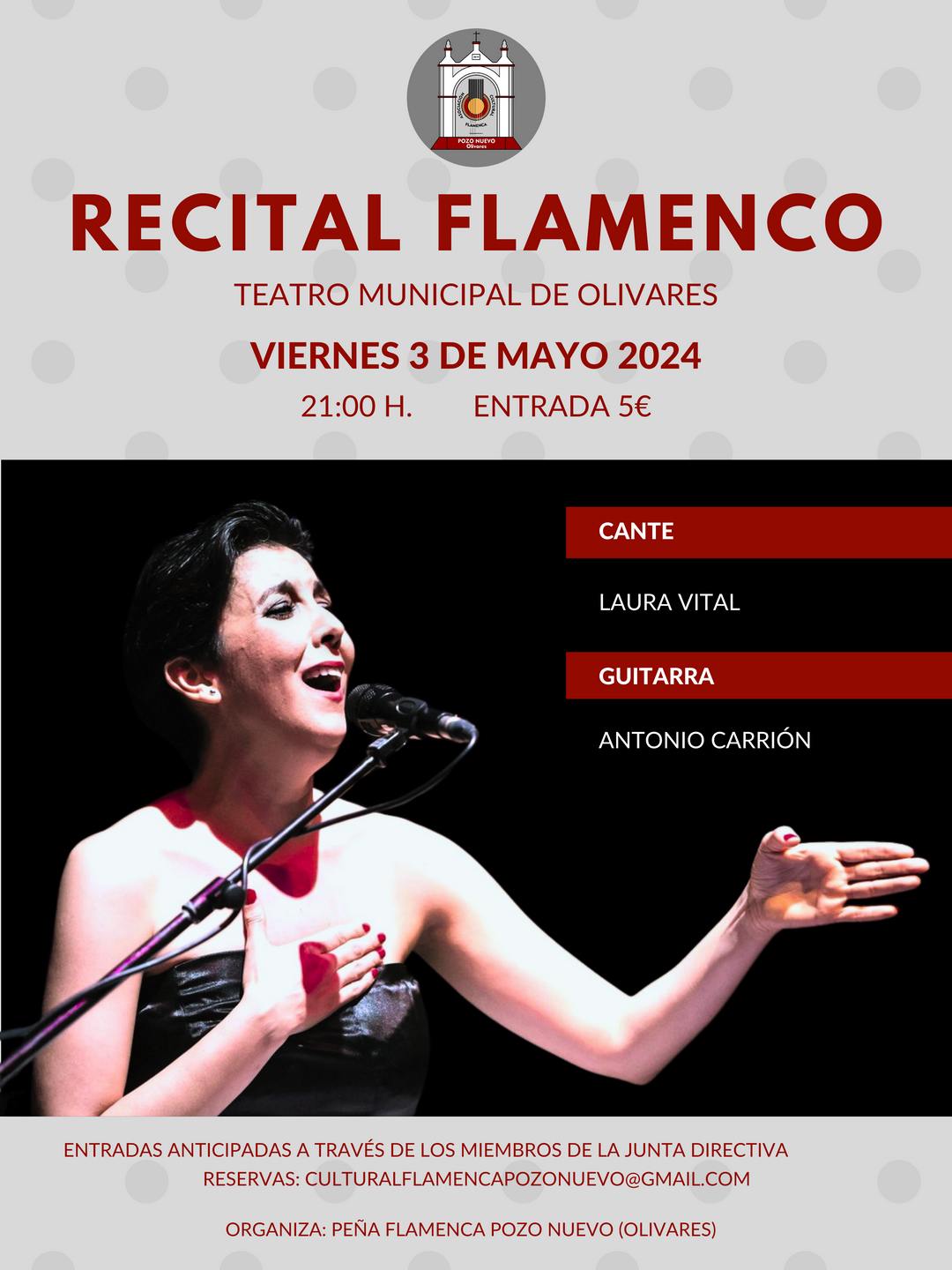 Recital Flamenco de Laura Vital en Olivares