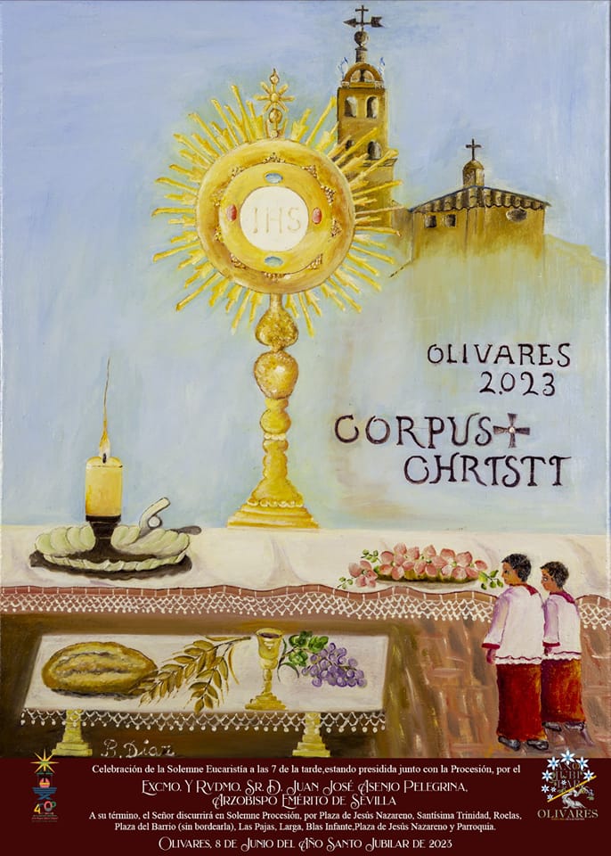 cartel del Corpus Christi de Olivares 2023