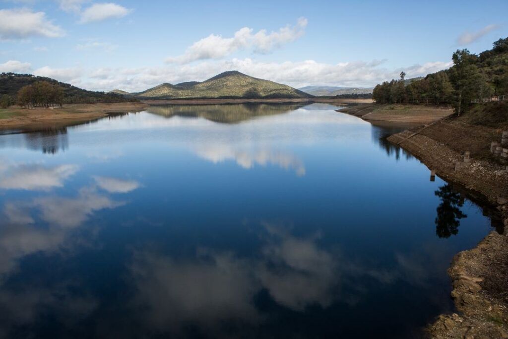 Embalse del Pintado, pantano que suministra agua a los pueblos del Aljarafe