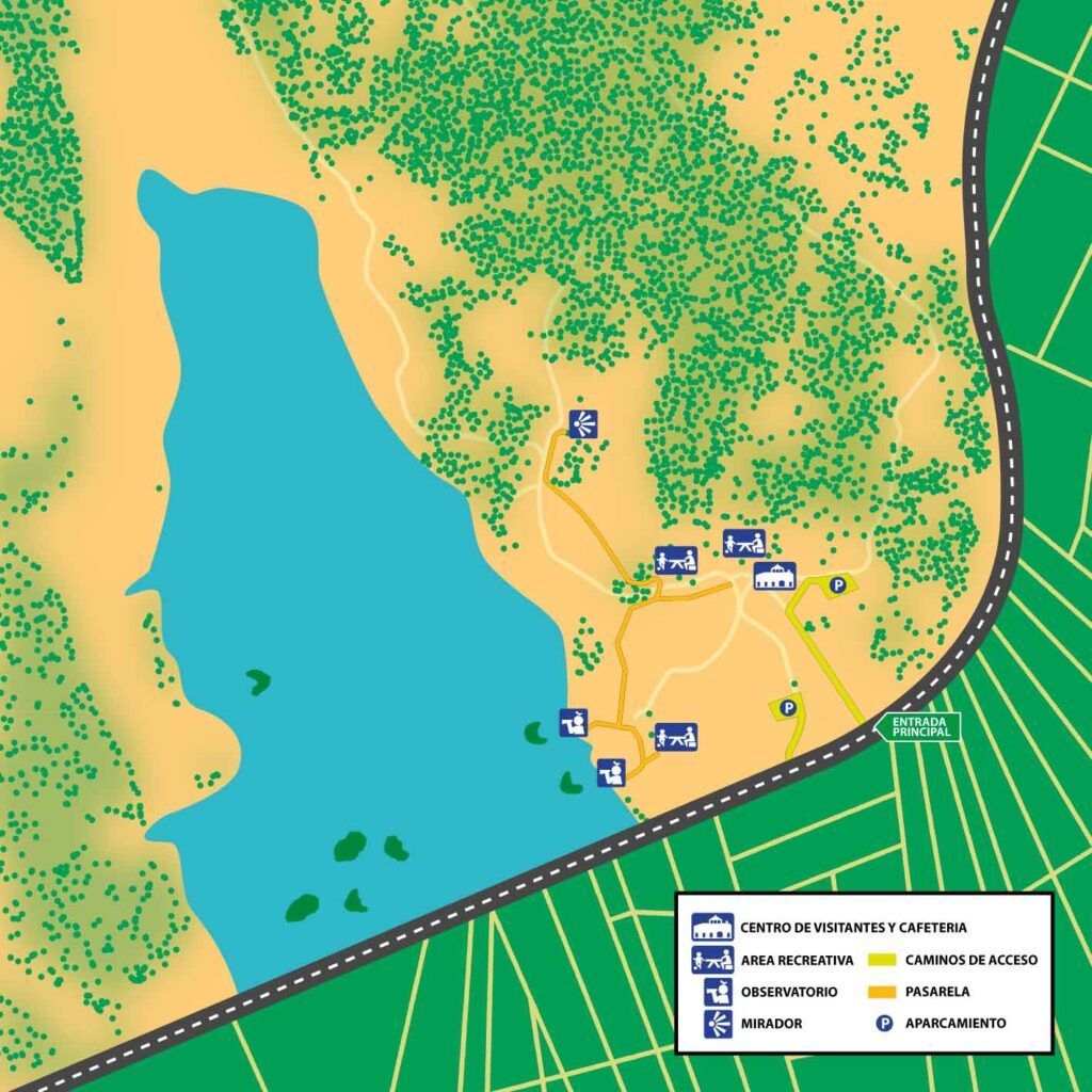 Mapa de la Dehesa de Abajo en Puebla del Río, Sevilla